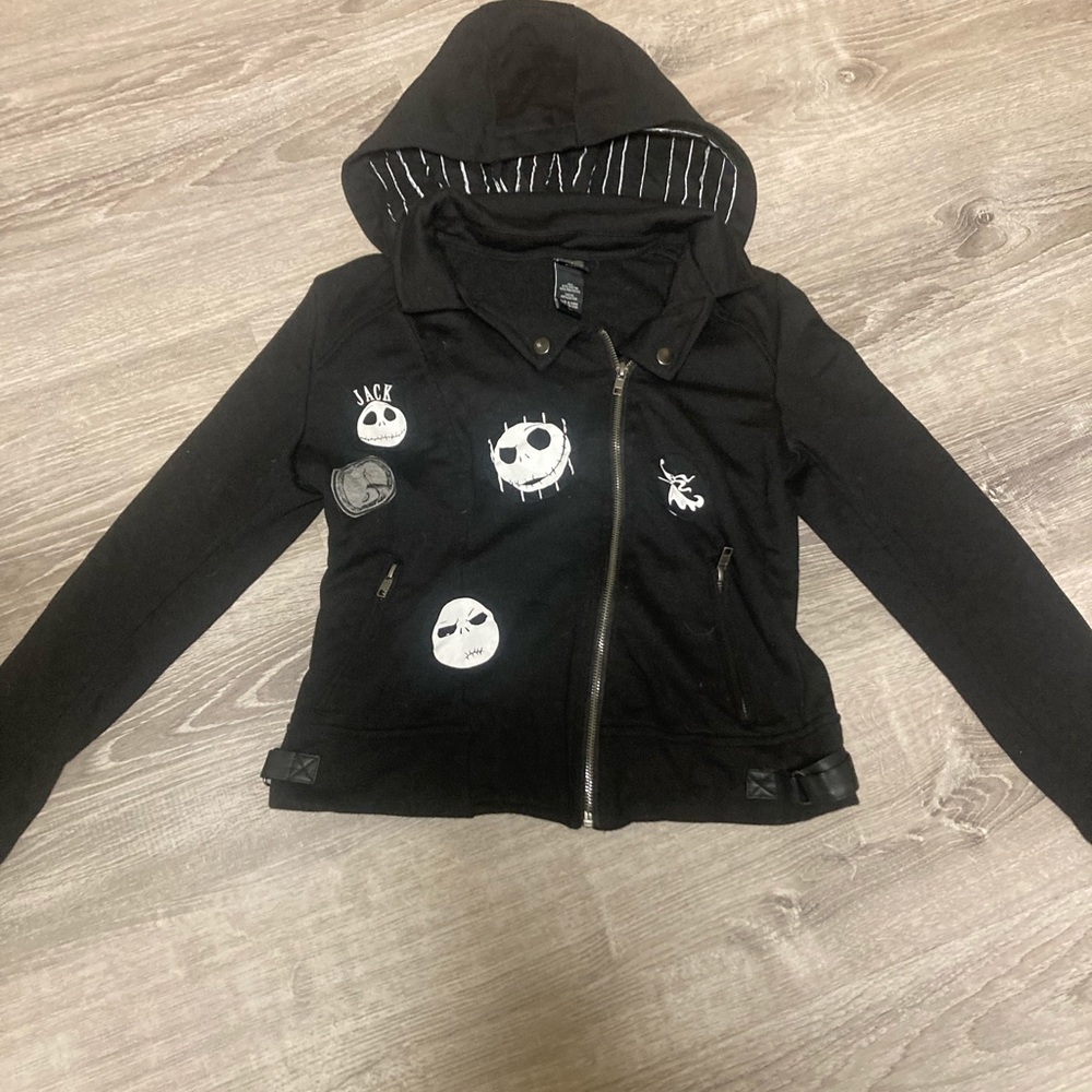 Small nightmare before Christmas motorcycle cut jacket